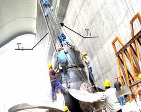 水电站导水机构吊装
